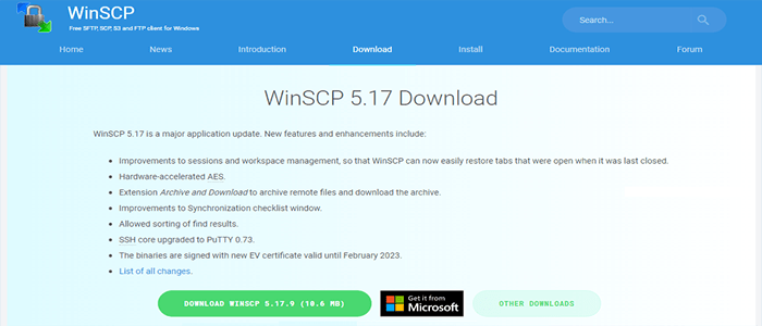 أفضل 4 برامج FTP لمستخدمي ووردبريس لنظامي التشغيل ماك وويندوز 6 برامج FTP - WinSCP