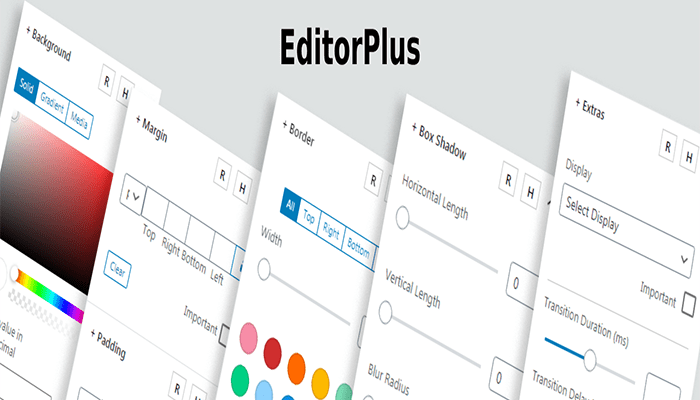 أفضل 15+ اضافات تايبوجرافي ووردبريس لتحسين تصميمك 6 اضافات تايبوجرافي - Editor Plus
